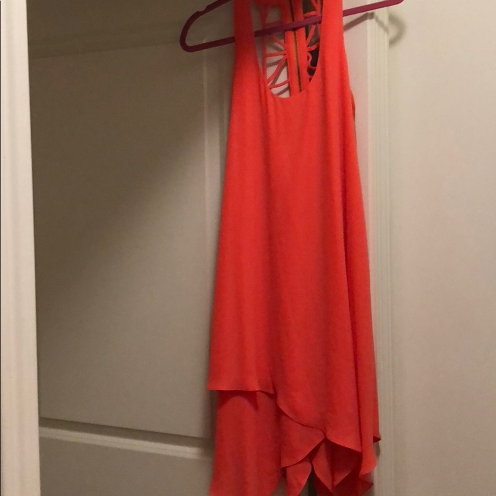 Orange dress